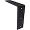 Ekena Millwork Countertop Support Steel Heavy Duty Bracket, Powder Coated Black 2 1/2"W x 10"D x 8"H BKTM02X10X08CSPBL - alternate 7